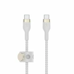 Coupon 😉 Belkin BOOST↑CHARGE PRO Flex Câble USB 3 M USB 2.0 USB C Blanc 😍