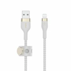 Offres 🎁 Belkin CAA010BT3MWH Câble USB 3 M USB A USB C/Lightning Blanc ⌛