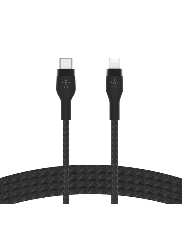 De gros ✔️ Belkin CAA011BT2MBK Câble USB 2 M USB C USB C/Lightning Noir ❤️ 3 De gros ✔️ Belkin CAA011BT2MBK Câble USB 2 M USB C USB C/Lightning Noir ❤️ – Image 3