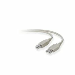 Offres 👏 Belkin USB A/B 1.8m Câble USB 1,8 M 2.0 USB B Gris 🌟