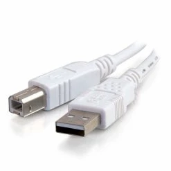 Acheter 👍 C2G 3m USB 2.0 A/B Cable Câble USB USB A USB B Blanc 🎁