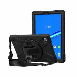 Meilleure affaire ❤️ DLH COQUE RENFORCEE AVEC BANDOULIERE, POIGNEE ROTATIVE ET PIED SUPPORT POUR LENOVO TAB M10 FHD PLUS GEN2 10.3" (ZA5V, ZA5T, ZA5W ????