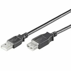 Grosses soldes ???? Goobay USB 2.0 AA 500 LC HiSpeed, 5m Câble USB USB A Noir ????