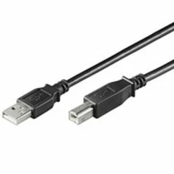 Budget ???? Goobay USB AB 500 HiSpeed Black 5m Câble USB USB A USB B Noir ✨