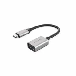 Meilleure vente 🛒 HYPER HD425D-GL Câble USB 0,0176 M USB 3.2 Gen 2 (3.1 Gen 2) USB C USB A Noir, Argent ✔️