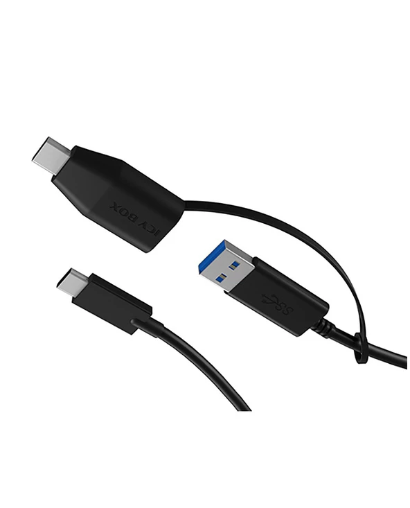 Tout neuf ???? ICY BOX IB-CB033 Câble USB 0,35 M USB 3.2 Gen 2 (3.1 Gen 2) USB C USB A Noir ???? 3 Tout neuf ???? ICY BOX IB-CB033 Câble USB 0,35 M USB 3.2 Gen 2 (3.1 Gen 2) USB C USB A Noir ???? – Image 3