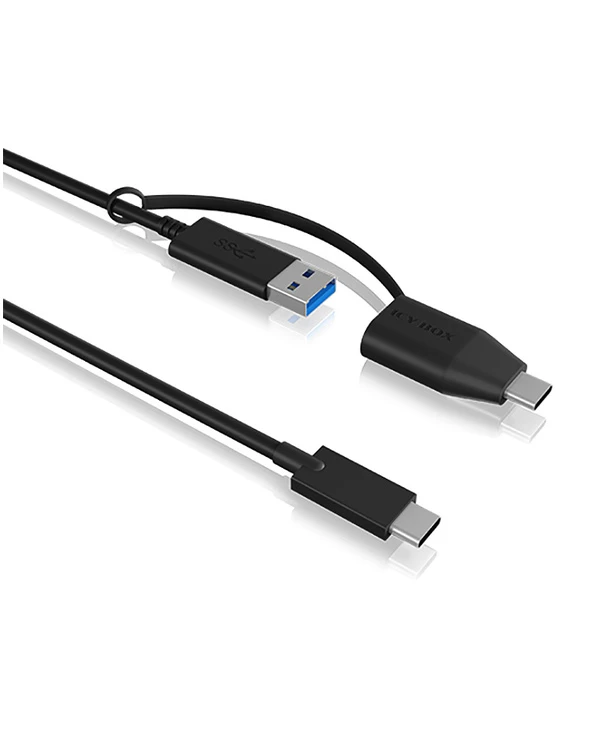 Tout neuf ???? ICY BOX IB-CB033 Câble USB 0,35 M USB 3.2 Gen 2 (3.1 Gen 2) USB C USB A Noir ???? 4 Tout neuf ???? ICY BOX IB-CB033 Câble USB 0,35 M USB 3.2 Gen 2 (3.1 Gen 2) USB C USB A Noir ???? – Image 4