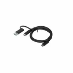 Vente flash ✨ Lenovo 4X90U90618 Câble USB 1 M 3.2 Gen 1 (3.1 Gen 1) USB A/USB C USB C Noir ✔️