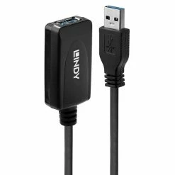 Budget 🌟 Lindy 43155 Câble USB 5 M USB 3.2 Gen 1 (3.1 Gen 1) USB A Noir 💯