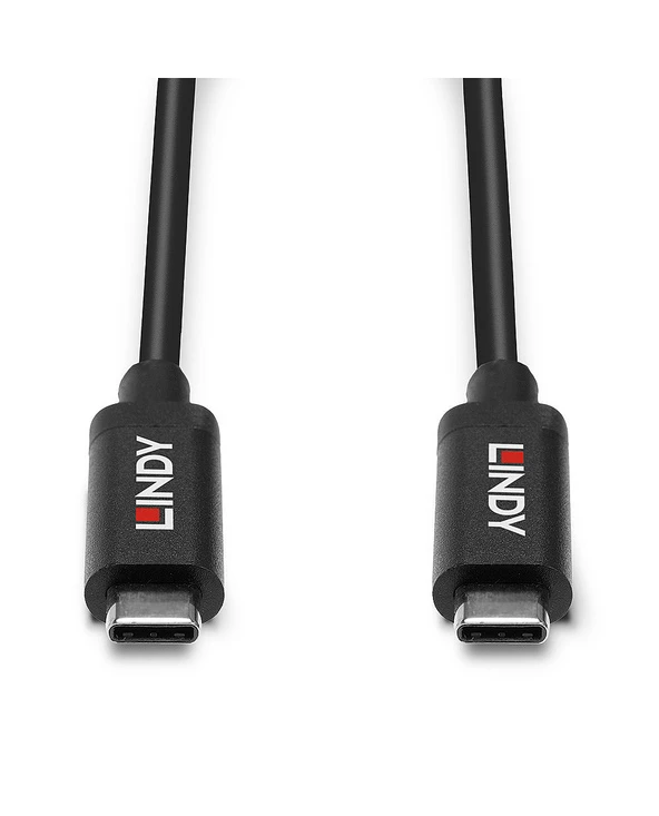 Meilleure affaire ???? Lindy 43308 Câble USB 5 M USB 3.2 Gen 2 (3.1 Gen 2) USB C Noir ???? 4 Meilleure affaire ???? Lindy 43308 Câble USB 5 M USB 3.2 Gen 2 (3.1 Gen 2) USB C Noir ???? – Image 4