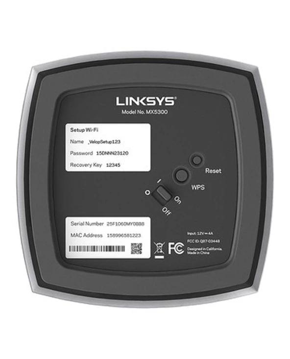 Acheter ???? Linksys MX5300-EU Routeur Sans Fil Gigabit Ethernet Tri-bande (2,4 GHz / 5 GHz / 5 GHz) 4G Noir, Blanc ???? 6 Acheter ???? Linksys MX5300-EU Routeur Sans Fil Gigabit Ethernet Tri-bande (2,4 GHz / 5 GHz / 5 GHz) 4G Noir, Blanc ???? – Image 6