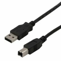 Nouveau 👍 MCL 5m USB A/USB B Câble USB 2.0 Noir ⌛