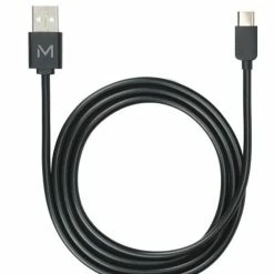 Grosses soldes ✨ Mobilis 001278 Câble USB 1 M USB A USB C/Lightning Noir 😀