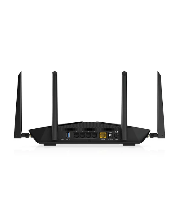 Vente flash ???? NETGEAR Nighthawk AX5 5-Stream AX4200 WiFi Router (RAX43) Routeur Sans Fil Gigabit Ethernet Bi-bande (2,4 GHz / 5 GHz) Noir ???? 5 Vente flash ???? NETGEAR Nighthawk AX5 5-Stream AX4200 WiFi Router (RAX43) Routeur Sans Fil Gigabit Ethernet Bi-bande (2,4 GHz / 5 GHz) Noir ???? – Image 5