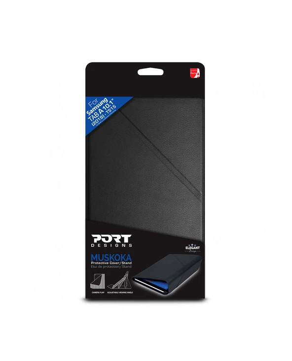 Offres 😀 Port Designs PORT TAB A 10.1 2019 MUSOKA TC, 201410 Folio 10.1" Acrylonitrile-Butadiène-Styrène (ABS), Simili-cuir Noir 🎁 1 Offres 😀 Port Designs PORT TAB A 10.1 2019 MUSOKA TC, 201410 Folio 10.1" Acrylonitrile-Butadiène-Styrène (ABS), Simili-cuir Noir 🎁