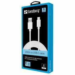 Alternative view of Vente flash ???? Sandberg USB-C 3.1 USB-A 3.0 2M ????