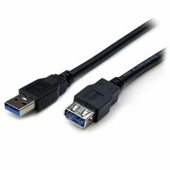 Offres 🤩 StarTech.com Câble D'extension USB 3.0 SuperSpeed De 2m - Rallonge USB A Vers A - M/F - Noir 😀