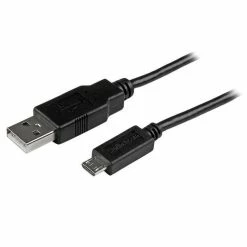 Grosses soldes 🔔 StarTech.com Câble De Charge / Synchronisation Micro USB Longue De 3 M - USB 2.0 A Vers Micro B - M/M - Noir - 0,25 Mm² 🔥