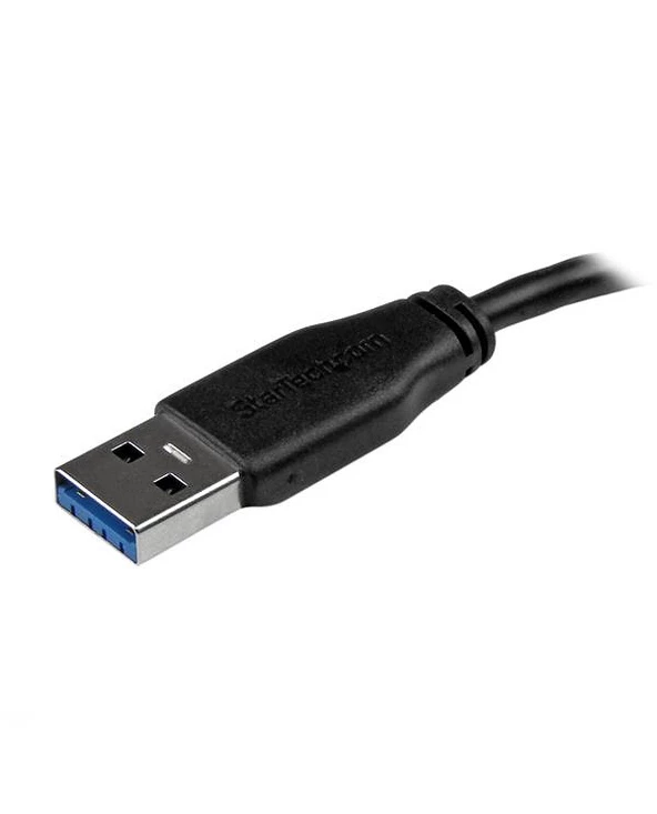 Meilleur prix ⭐ StarTech.com Câble SuperSpeed USB 3.0 Slim A Vers Micro B De 15 Cm - Mâle / Mâle - Noir 🔥 2 Meilleur prix ⭐ StarTech.com Câble SuperSpeed USB 3.0 Slim A Vers Micro B De 15 Cm - Mâle / Mâle - Noir 🔥 – Image 2