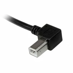 Bon marché 🔥 StarTech.com Câble USB 2.0 A Vers USB B Coudé à Gauche Mâle / Mâle Pour Imprimante - 3 M - Noir 🎉 -StarTech.com-shop startech com c ble usb 2 0 a vers u 7