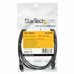 Promo ✔️ StarTech.com Câble USB-C Vers USB-C De 2 M - Noir ???? 7 Promo ✔️ StarTech.com Câble USB-C Vers USB-C De 2 M - Noir ???? -StarTech.com-shop startech com c ble usb c vers usb c 16