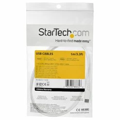 Offres 😍 StarTech.com Câble USB-C Vers USB-C De 1 M - Blanc 🥰 -StarTech.com-shop startech com c ble usb c vers usb c 5