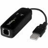 Le moins cher ✔️ StarTech.com Modem Fax USB 2.0 - Modem Externe Matériel 56K Dial Up V.92 /Dongle/Adaptateur - Modem Fax Pour PC Portable - Prise 🎁