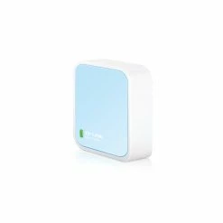 Vente flash 😍 TP-LINK 300Mbps Wireless N Nano Router Routeur Sans Fil Fast Ethernet Monobande (2,4 GHz) 4G Bleu, Blanc 🥰