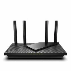 Vente flash 😍 TP-LINK Archer AX55 Routeur Sans Fil Gigabit Ethernet Bi-bande (2,4 GHz / 5 GHz) 5G Noir 😀