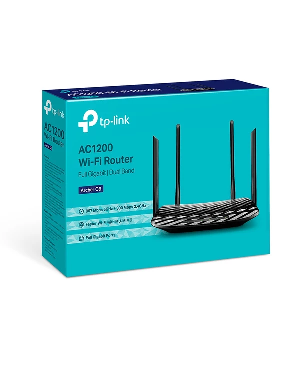 Sortie 🎉 TP-LINK Archer C6 Routeur Sans Fil Fast Ethernet Bi-bande (2,4 GHz / 5 GHz) 4G Blanc 🛒 4 Sortie 🎉 TP-LINK Archer C6 Routeur Sans Fil Fast Ethernet Bi-bande (2,4 GHz / 5 GHz) 4G Blanc 🛒 – Image 4