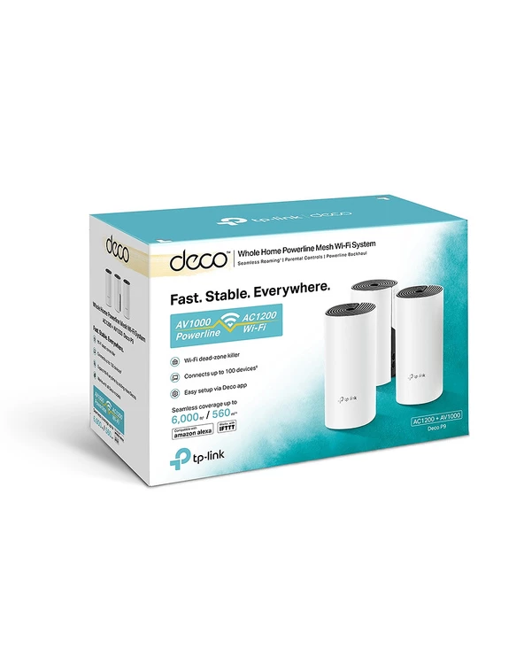 Meilleure vente ???? TP-LINK Deco P9(3-pack) Routeur Sans Fil Bi-bande (2,4 GHz / 5 GHz) Gigabit Ethernet ???? 2 Meilleure vente ???? TP-LINK Deco P9(3-pack) Routeur Sans Fil Bi-bande (2,4 GHz / 5 GHz) Gigabit Ethernet ???? – Image 2