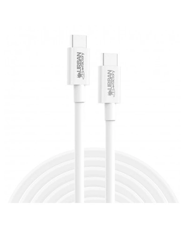 De gros ???? Urban Factory CAB02UF Câble USB 2 M USB 3.2 Gen 1 (3.1 Gen 1) USB C Blanc ???? 1 De gros ???? Urban Factory CAB02UF Câble USB 2 M USB 3.2 Gen 1 (3.1 Gen 1) USB C Blanc ????