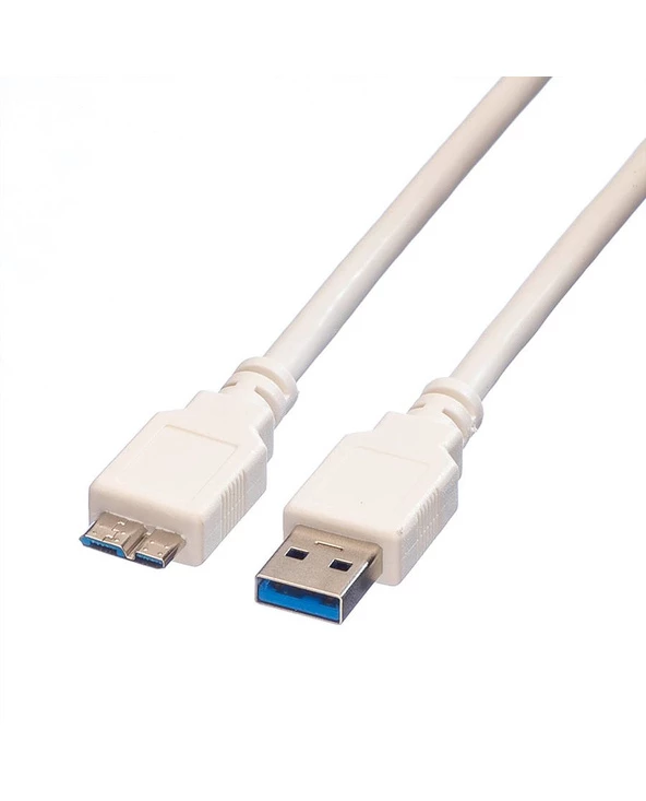 Promo ⭐ Value 11998873 Câble USB 0,8 M USB 3.2 Gen 1 (3.1 Gen 1) USB A Micro-USB B Blanc ???? 1 Promo ⭐ Value 11998873 Câble USB 0,8 M USB 3.2 Gen 1 (3.1 Gen 1) USB A Micro-USB B Blanc ????