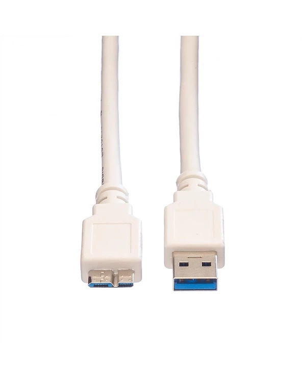 Promo ⭐ Value 11998873 Câble USB 0,8 M USB 3.2 Gen 1 (3.1 Gen 1) USB A Micro-USB B Blanc ???? 3 Promo ⭐ Value 11998873 Câble USB 0,8 M USB 3.2 Gen 1 (3.1 Gen 1) USB A Micro-USB B Blanc ???? – Image 3