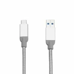 De gros 🤩 Verbatim Câble De Synchronisation Et De Charge USB-C à USB-A USB 3.1 GÉN 2 De En Acier Inoxydable De 30 Cm 🥰
